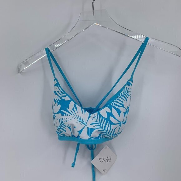 VYB Vicious Young Babes swim string bra bralette reversible palm top new Small - Picture 3 of 4
